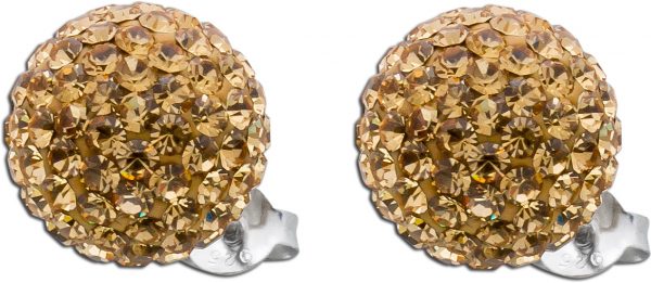 Ohrringe – Märchenhafte Kristallohrstecker mit ca. 120 Kristallen
